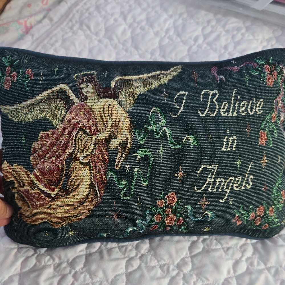 Decorative Angel Tapestry Pillow